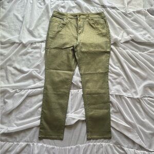 Chico’s Metallic Shimmer Ankle Cropped Jeans